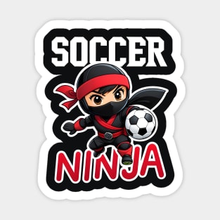 Mini Ninja Soccer Sticker